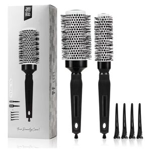 am800 Pro Round Vent Hair Brush Set - Black